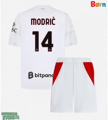 AC Milan Luka Modric #14 Replika Babytøj Udebanesæt Børn 2026-27 Kortærmet (+ Korte bukser)
